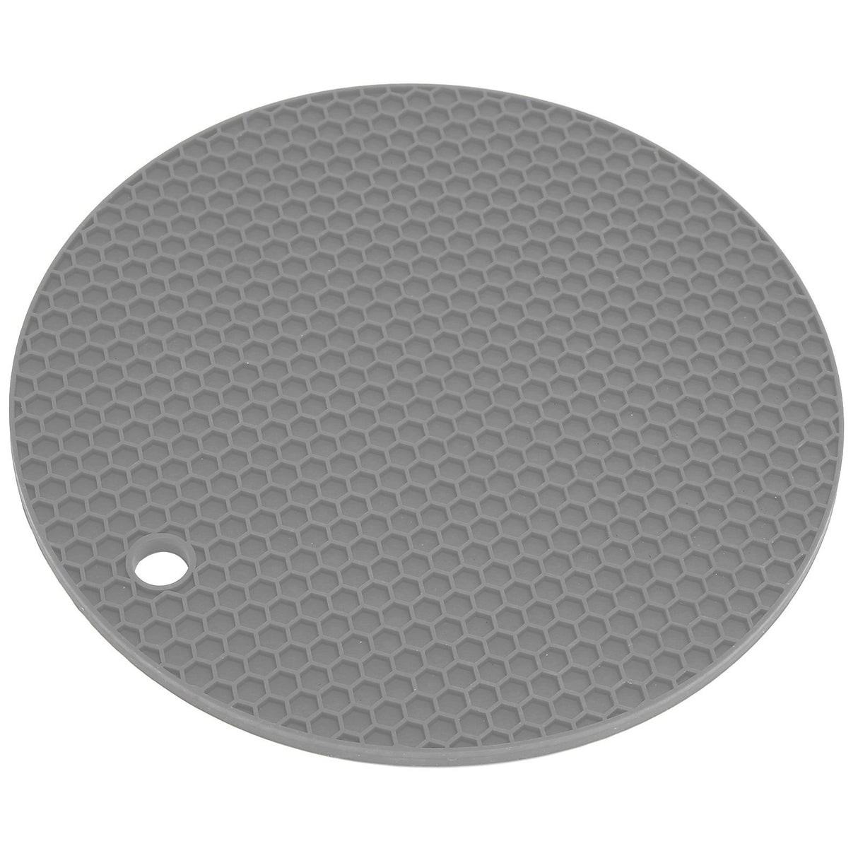 Round Shape Mat Food Grade Thickened Silicone Placemat Insulation Pad Microwave Oven MatGray