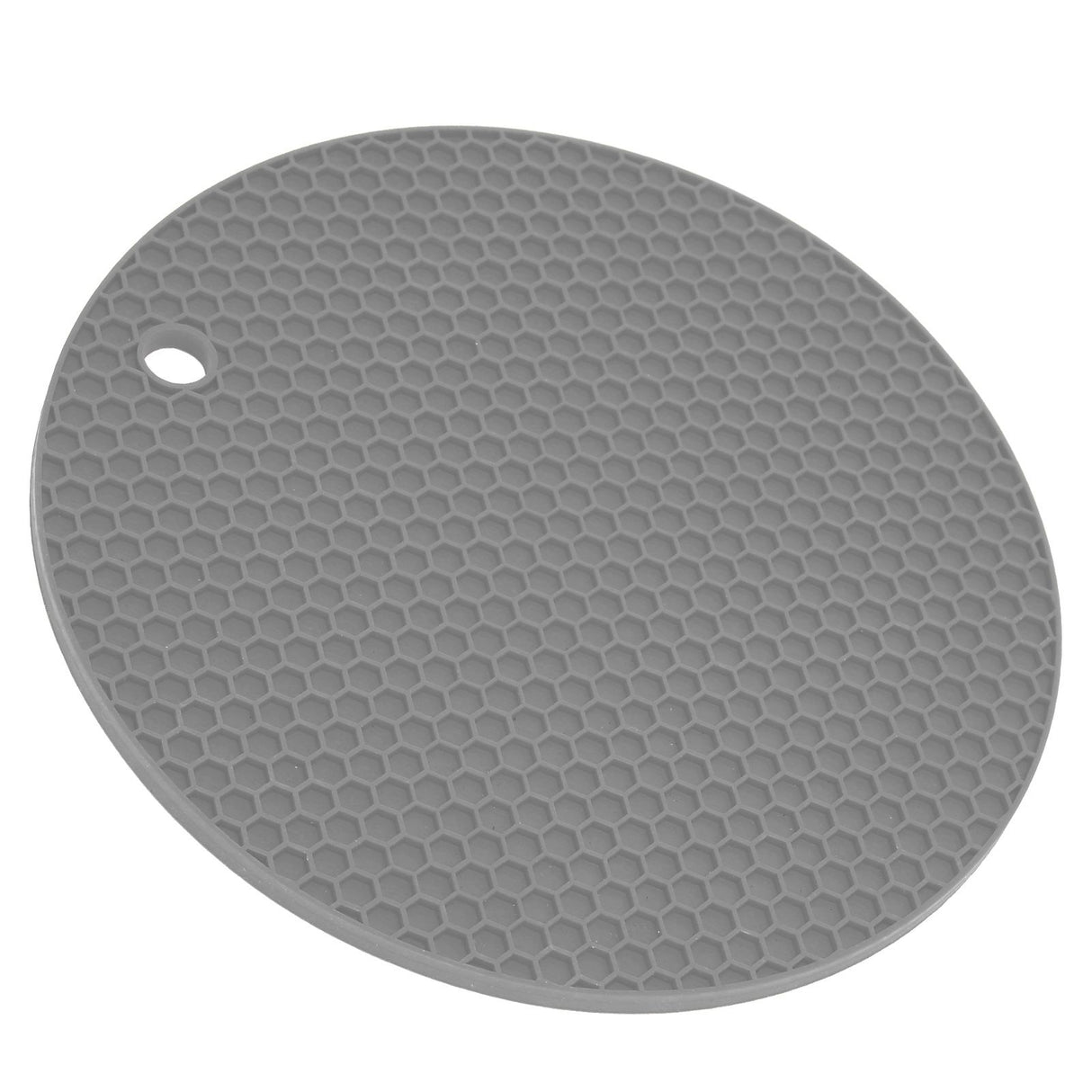 Round Shape Mat Food Grade Thickened Silicone Placemat Insulation Pad Microwave Oven MatGray