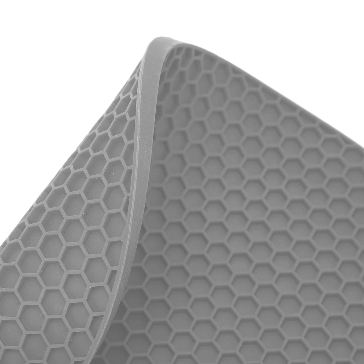 Round Shape Mat Food Grade Thickened Silicone Placemat Insulation Pad Microwave Oven MatGray