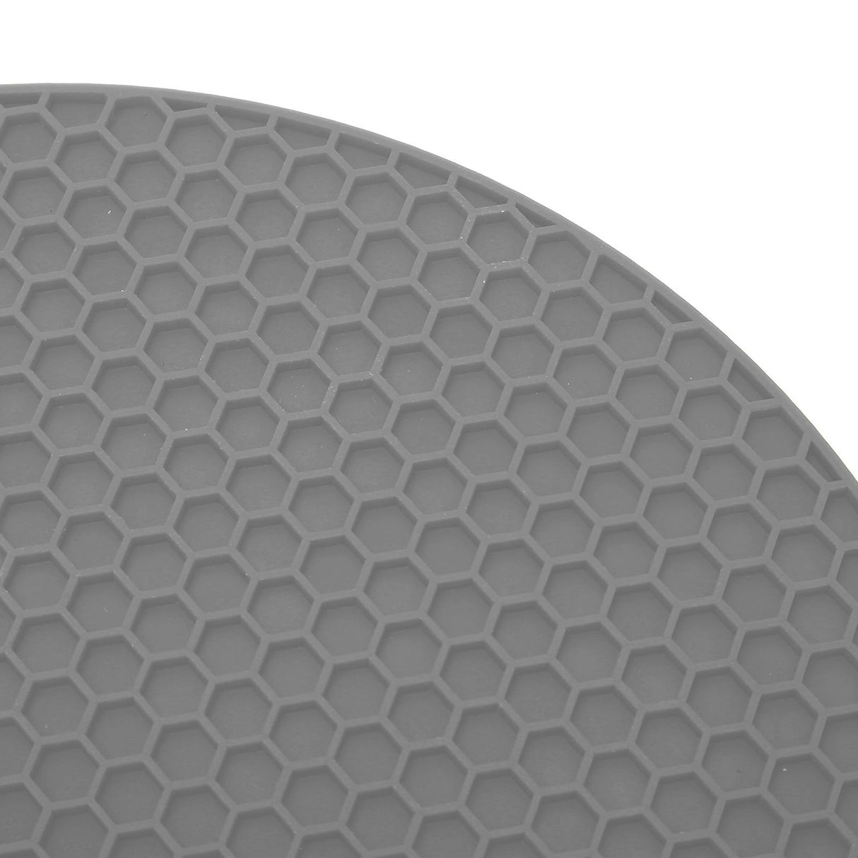 Round Shape Mat Food Grade Thickened Silicone Placemat Insulation Pad Microwave Oven MatGray