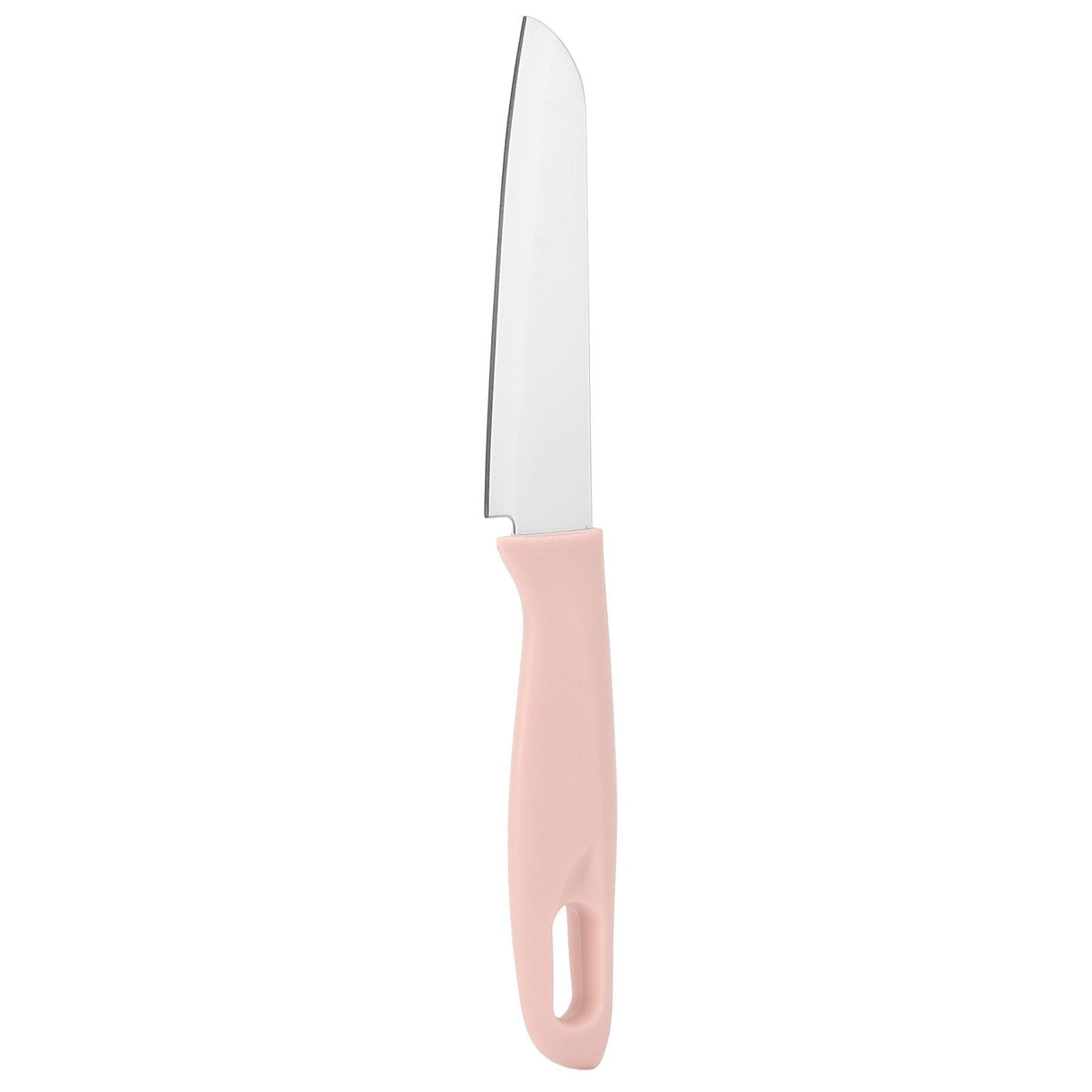 Kitchen Knife Portable Stainless Steel Fruit Melon Cutter with Sleeve for Home UsePink