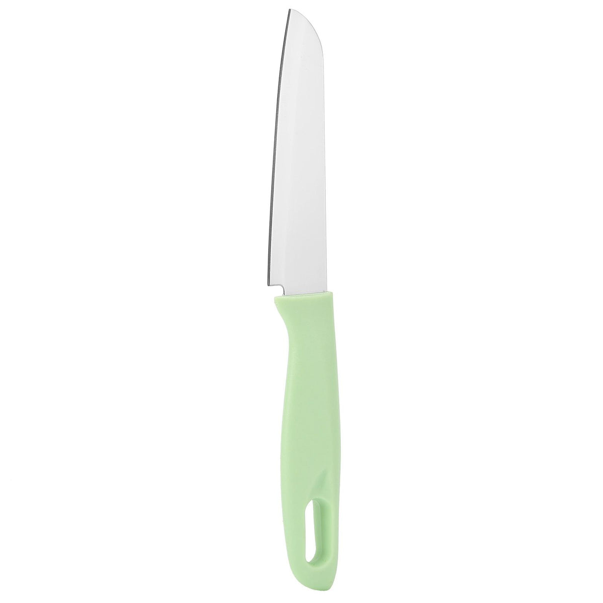 Kitchen Knife Portable Stainless Steel Fruit Melon Cutter with Sleeve for Home UseGreen