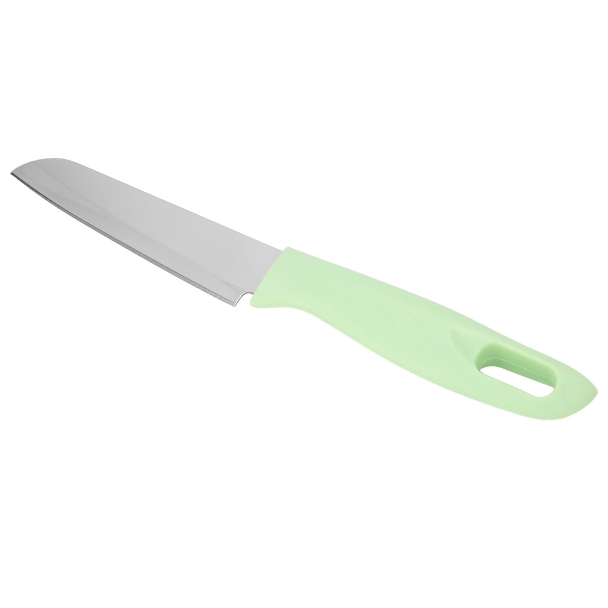 Kitchen Knife Portable Stainless Steel Fruit Melon Cutter with Sleeve for Home UseGreen