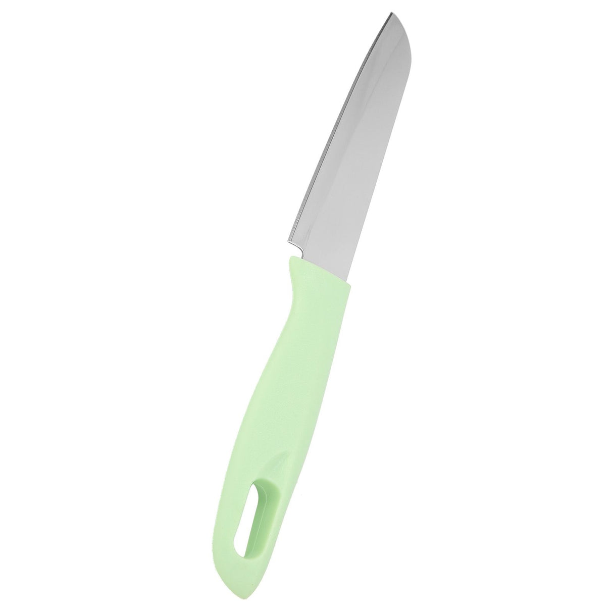 Kitchen Knife Portable Stainless Steel Fruit Melon Cutter with Sleeve for Home UseGreen