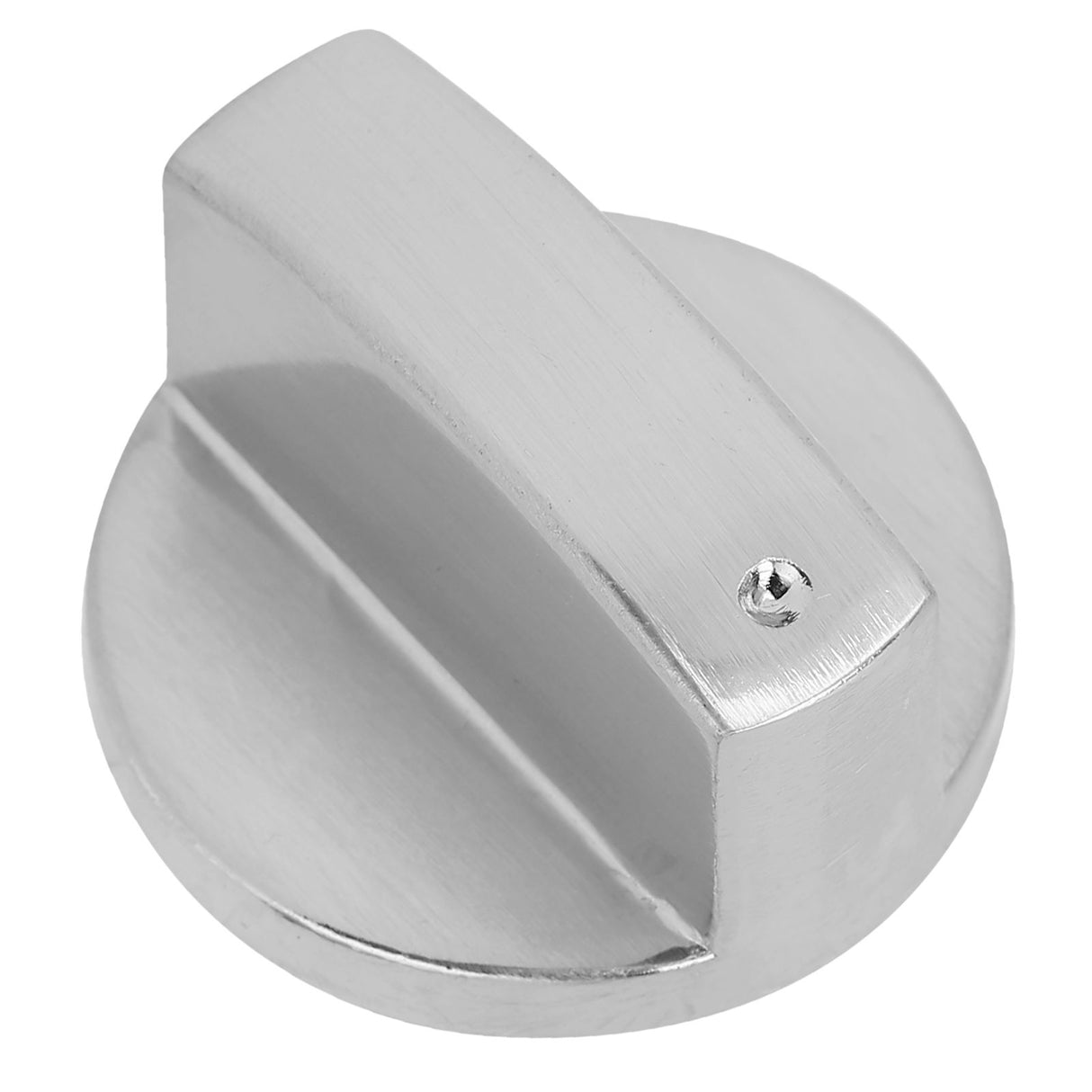8mm Stove Knob Zinc Alloy Universal Kitchen Oven Cooker Control Dial Knob Adapter Silver