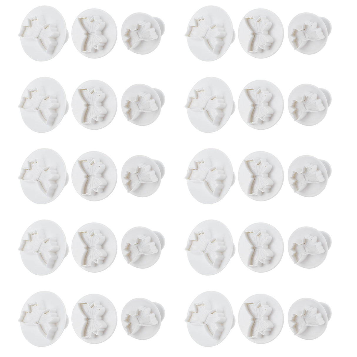 10Set Cake Decorating Mold Butterfly‑Pattern Spring Mold Biscuits Cutter Kitchen Supply