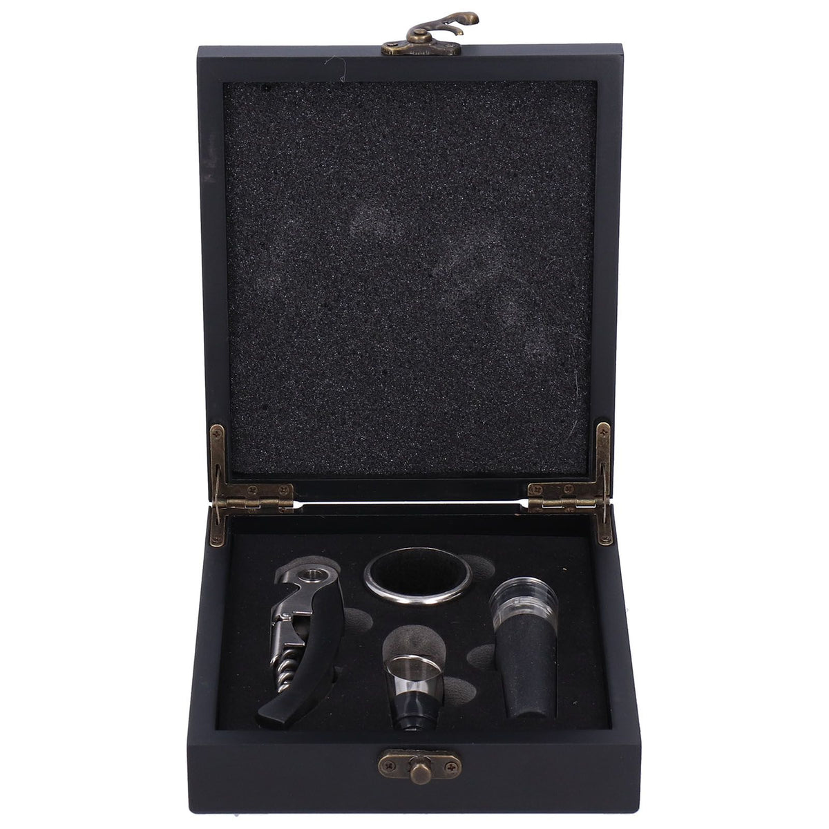 Stainless Steel Wine Bottle Opener Vacuum Stopper Wine Pourer Bottle Opener Set for Kitchen