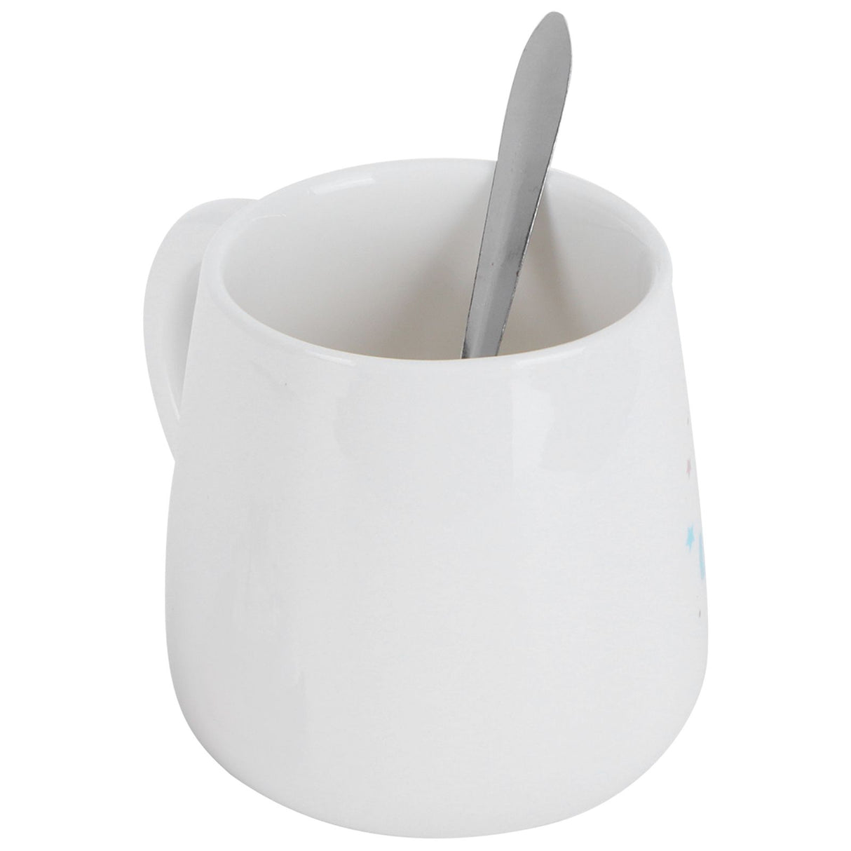 Animal Mug Spoon Water Cup with Lid Cute Ceramic Mug Coffee Cup Drinking AccessoriesType 3
