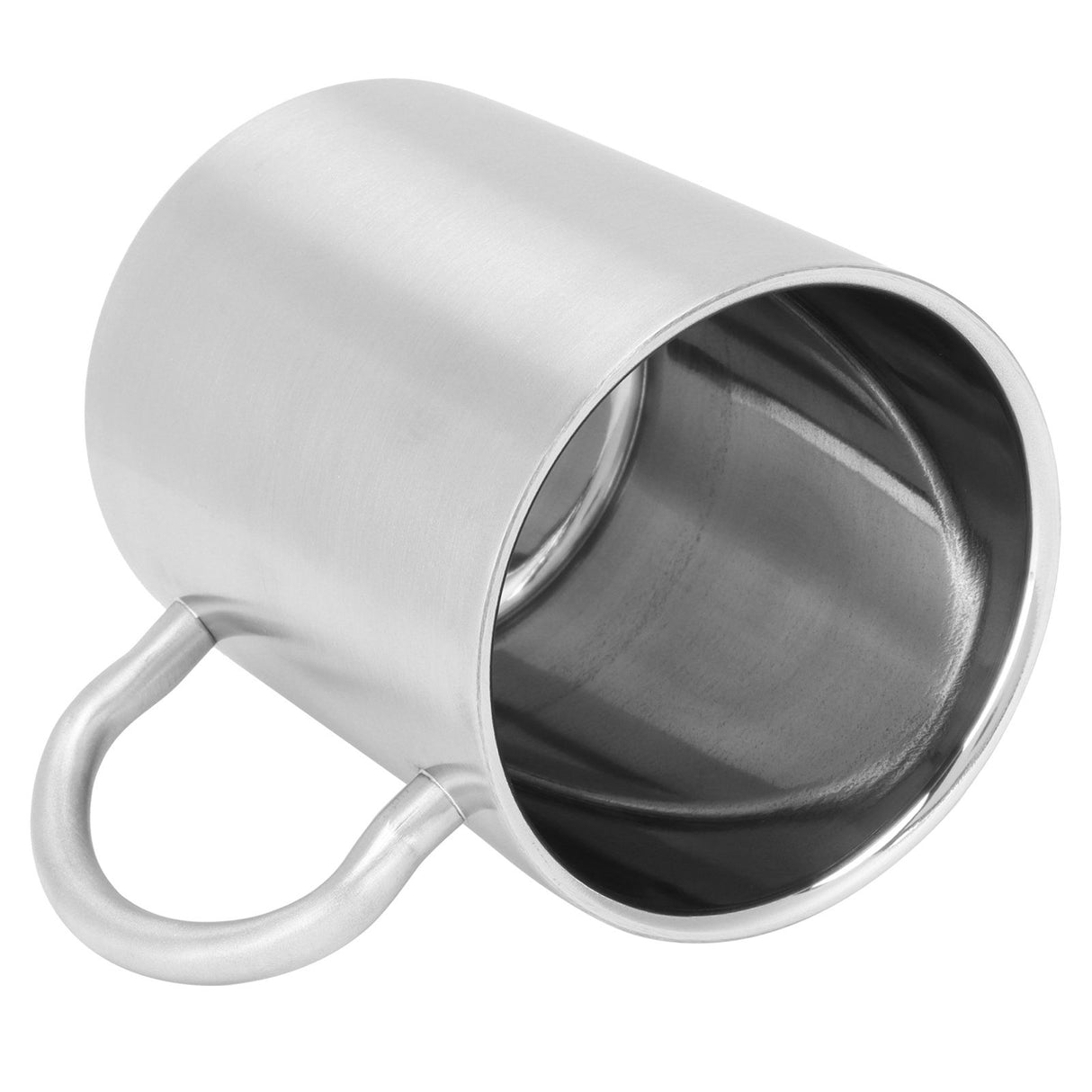 Water Cup 304 Stainless Steel Double Layer Insulated Coffee Beer Mug with HandleL 400ml