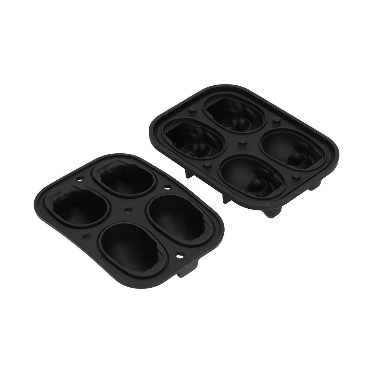 4 Hole Silicone Ice Cubes Maker Tray Silicone Ice Ball Making Mold Kichen Accessories