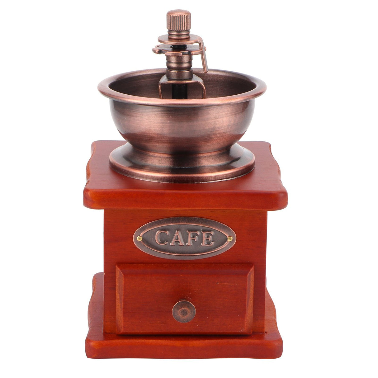 Mini Vintage Hand Cranked Coffee Bean Mill Manual Coffee Grinder for Household Use