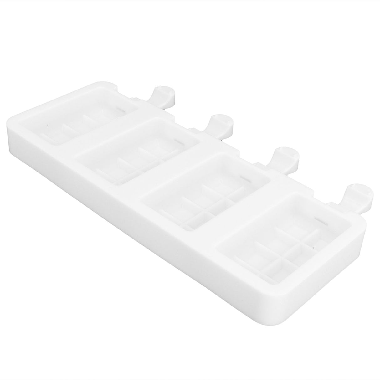 Silicone Ice Cream Mold 4 Cavities DIY Ice Bar Maker Mould for Kitchen Tool SuppliesS