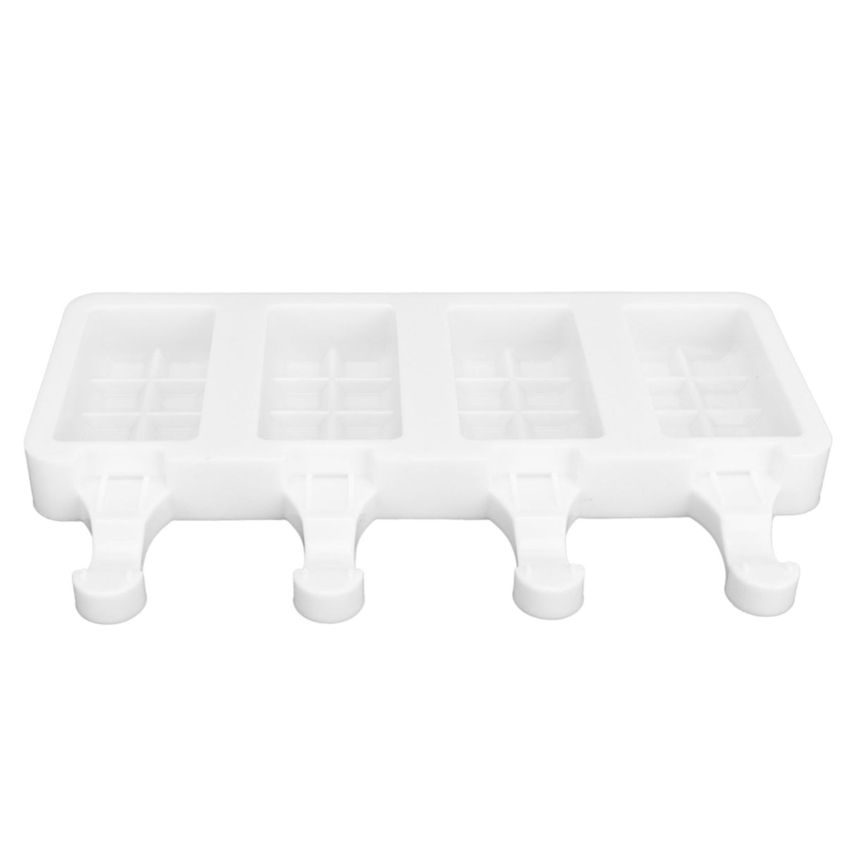 Silicone Ice Cream Mold 4 Cavities DIY Ice Bar Maker Mould for Kitchen Tool SuppliesS