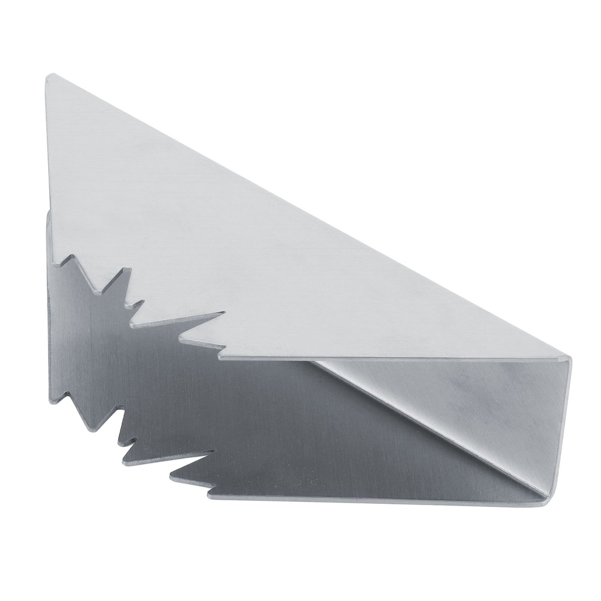 Triangular Napkin Holder Stainless Steel Stand Vertical Tissue Rack for Home Restaurant HotelSilver