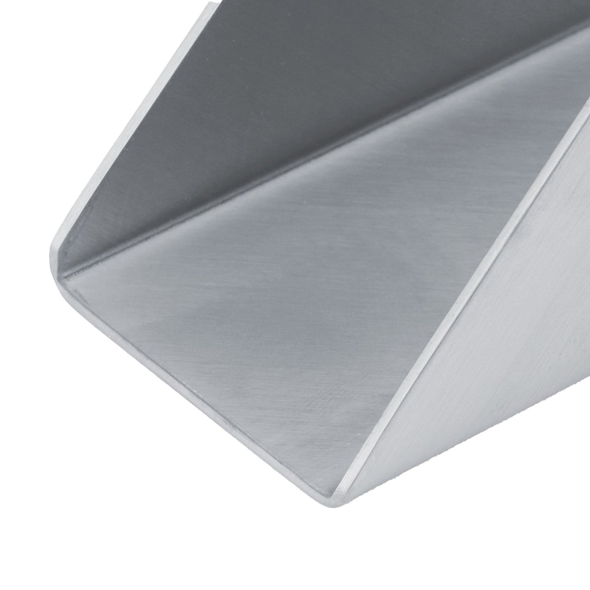 Triangular Napkin Holder Stainless Steel Stand Vertical Tissue Rack for Home Restaurant HotelSilver