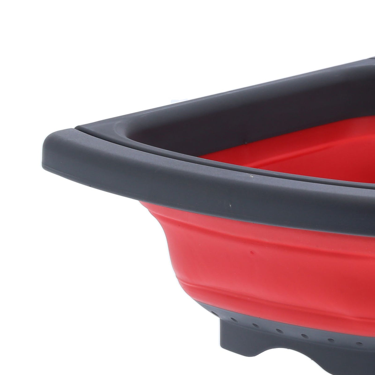Folding Drain Basket Retractable Fruit Vegetable Washing Draining Basket for Home Kitchen UseRed