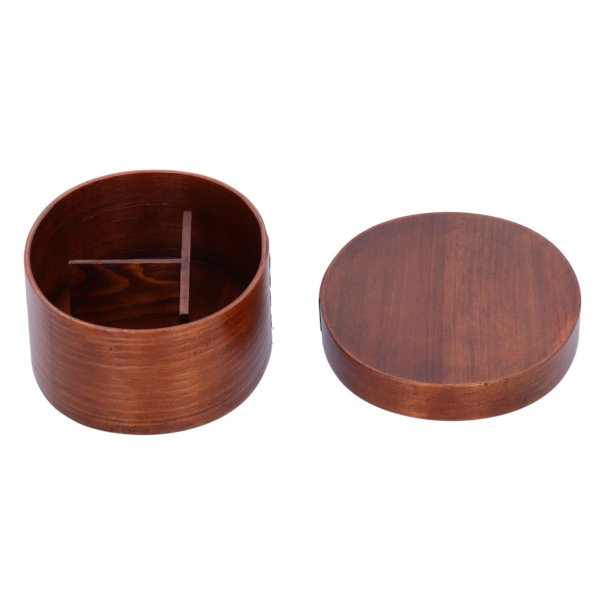 Oval Shape Bento Box Wooden Sushi Lunch Box Food Storage Container for Adult Student Worker