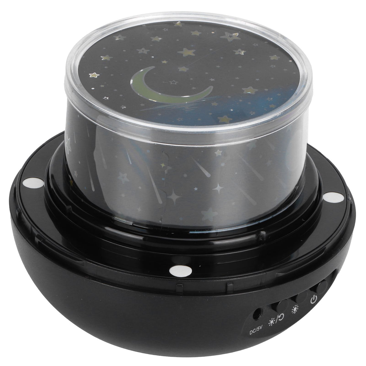 Star Projection Lamp USB Battery Dual-Use Nightlight Kids Baby Bedroom Nursery Kid GiftsBlack