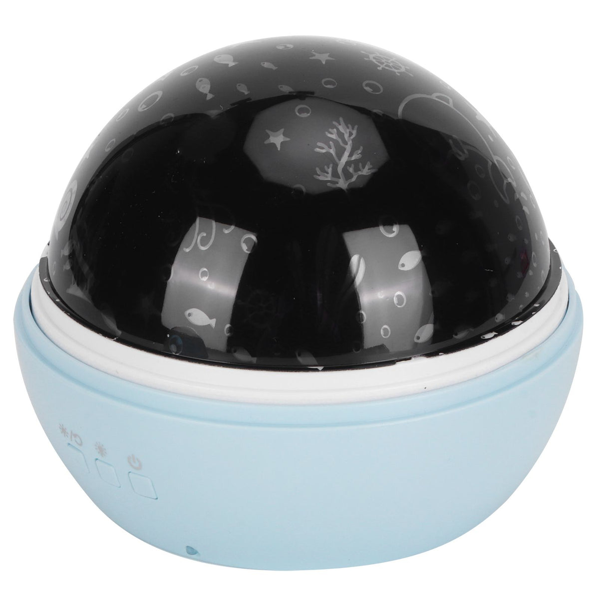 LED Night Light Romantic Projection Lamp 8 Color Modes Bedroom Decoration USB Battery PoweredBlue