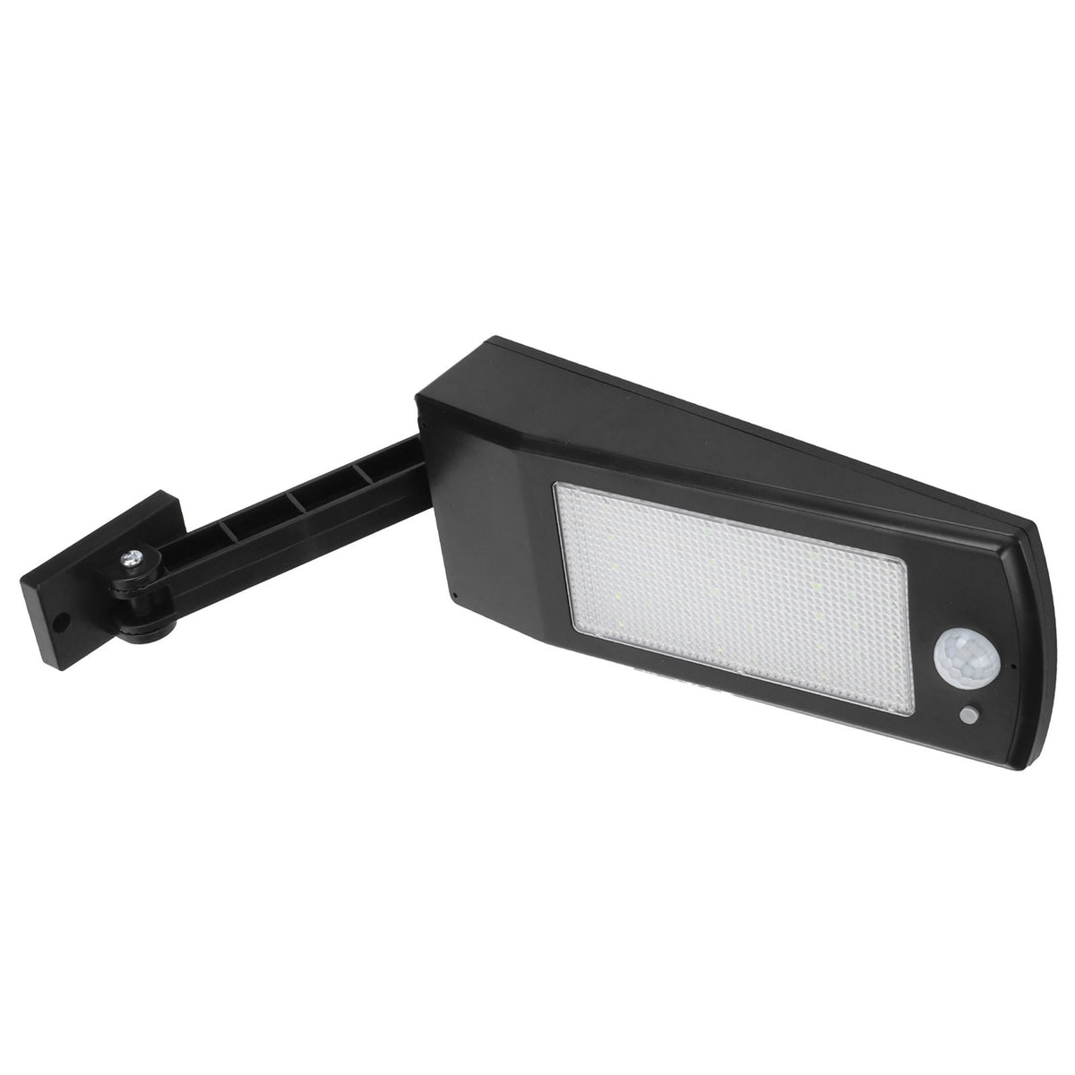 Solar Power Light Outdoor Motion Sensor Lamp for Gardens Yards Parks Streets Black