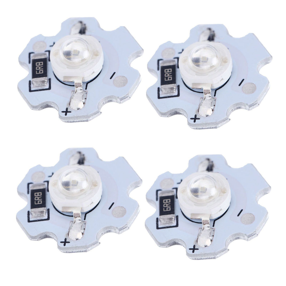 25Pcs 5V LED Chips 200LM 1W High Power LED Lamp Beads for DIY Lighting FixturesBlue Light 455‑460NM
