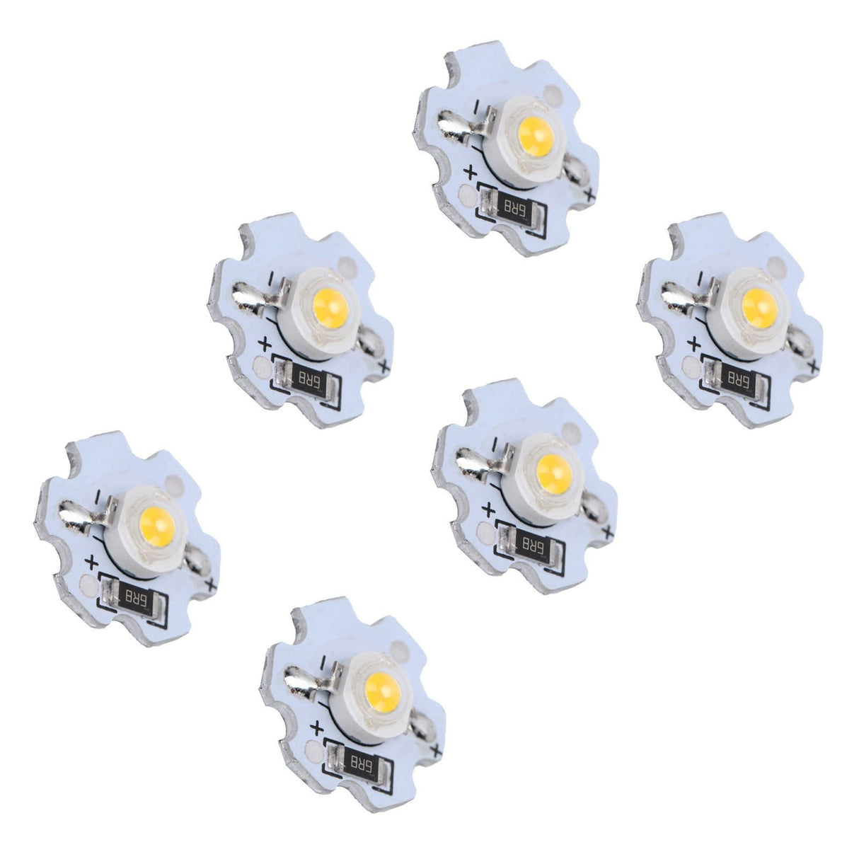 25Pcs 5V LED Chips 200LM 1W High Power LED Lamp Beads for DIY Lighting FixturesNatural Light 4000‑4500K