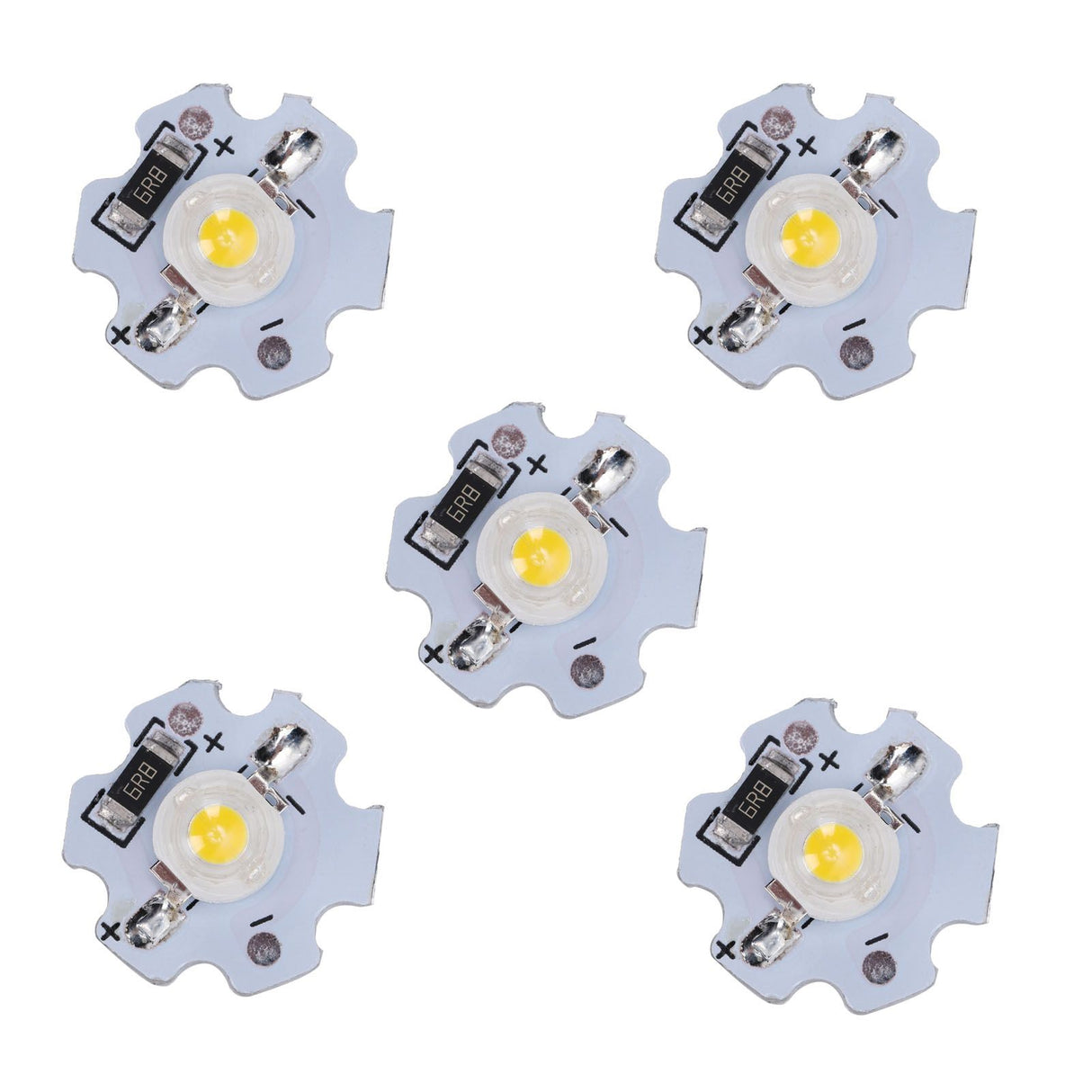 25Pcs 5V LED Chips 200LM 1W High Power LED Lamp Beads for DIY Lighting FixturesNatural Light 4000‑4500K