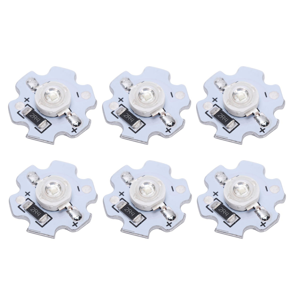 25Pcs 5V LED Chips 200LM 3W High Power LED Lamp Beads for DIY Lighting FixturesBlue Light 455‑460NM