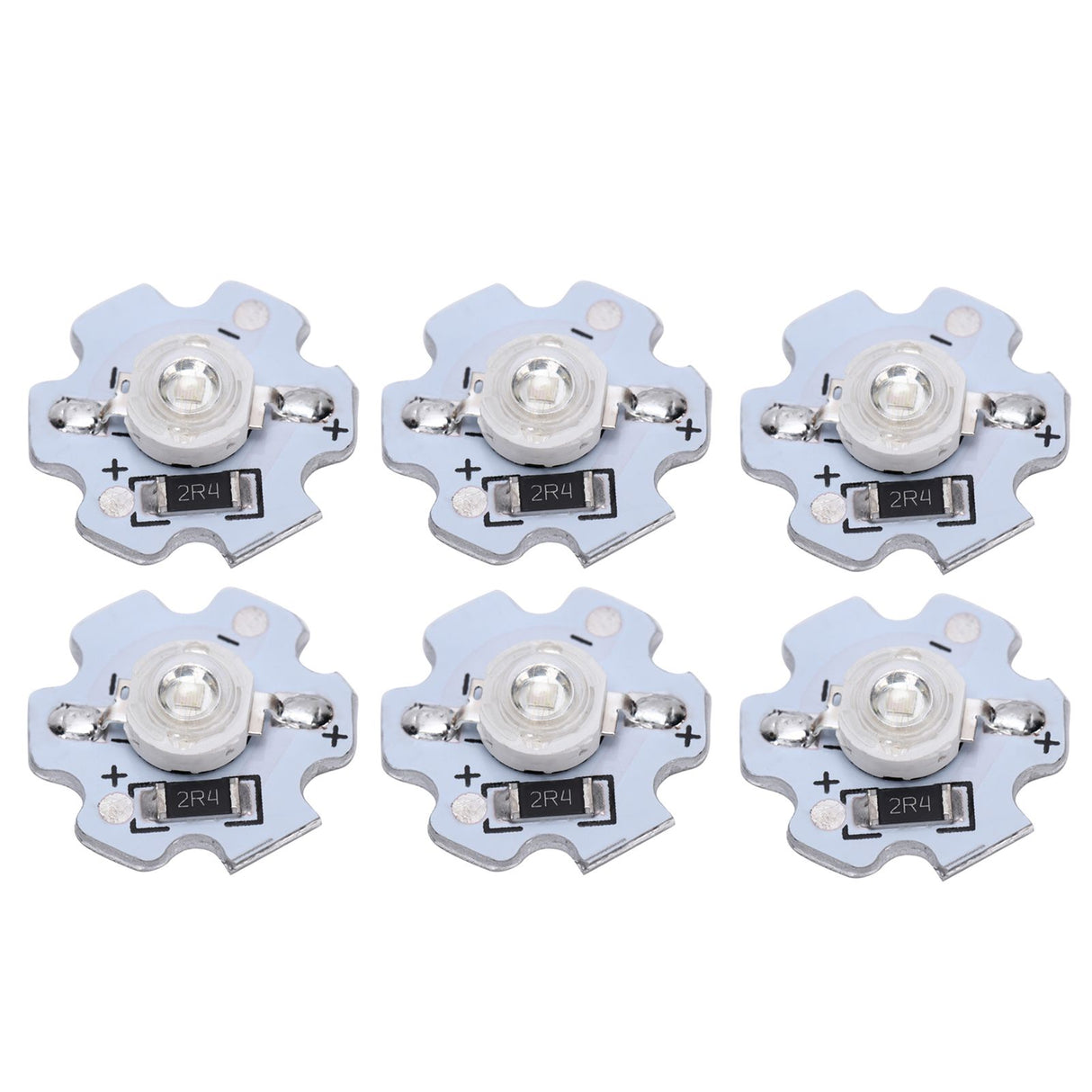 25Pcs 5V LED Chips 200LM 3W High Power LED Lamp Beads for DIY Lighting FixturesBlue Light 455‑460NM