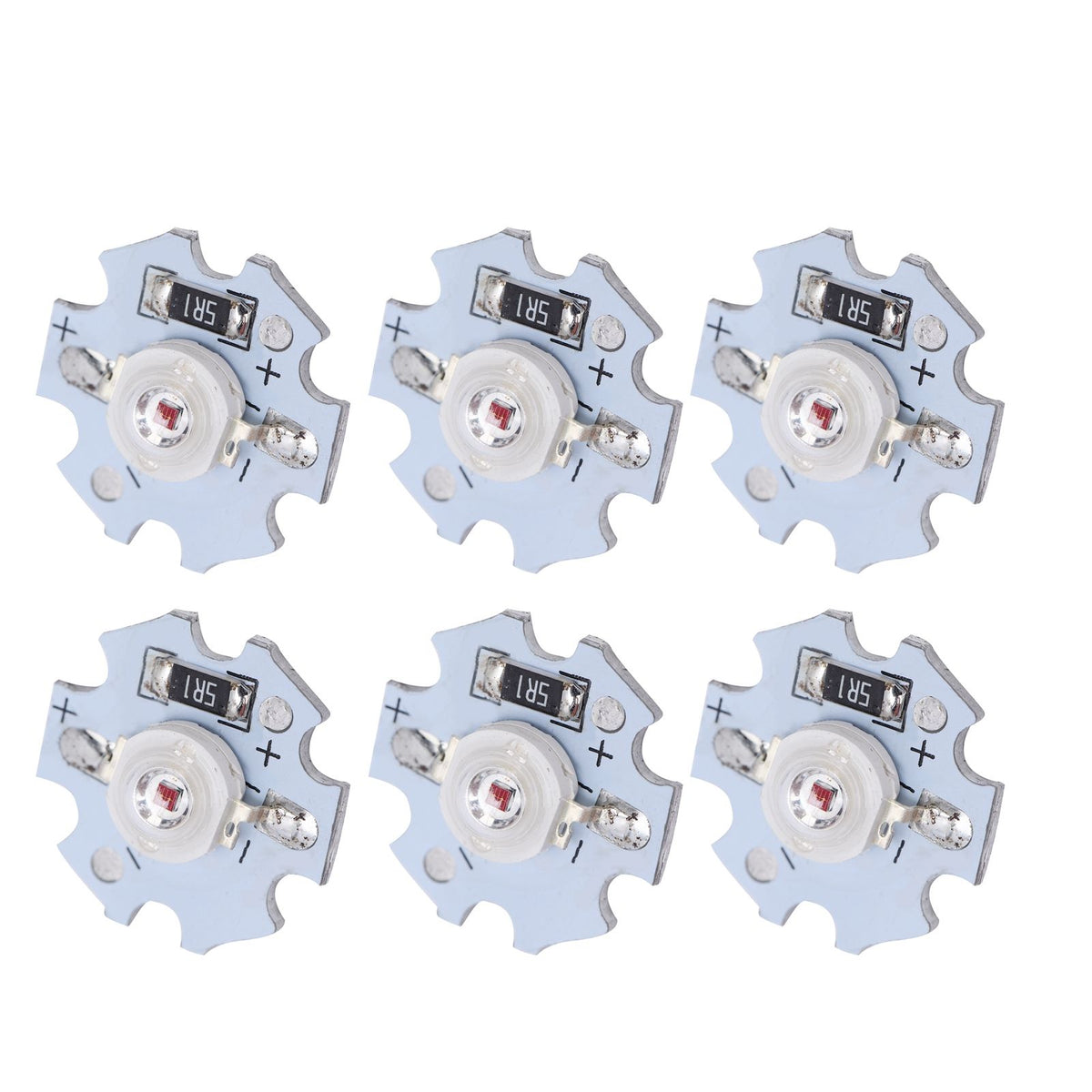 25Pcs 5V LED Chips 200LM 3W High Power LED Lamp Beads for DIY Lighting FixturesRed Light 620‑625NM