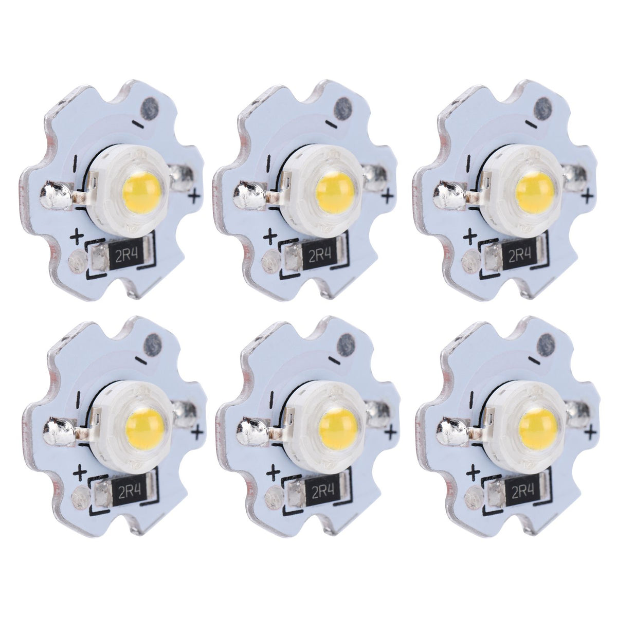 25Pcs 5V LED Chips 200LM 3W High Power LED Lamp Beads for DIY Lighting FixturesNatural Light 4000‑4500K