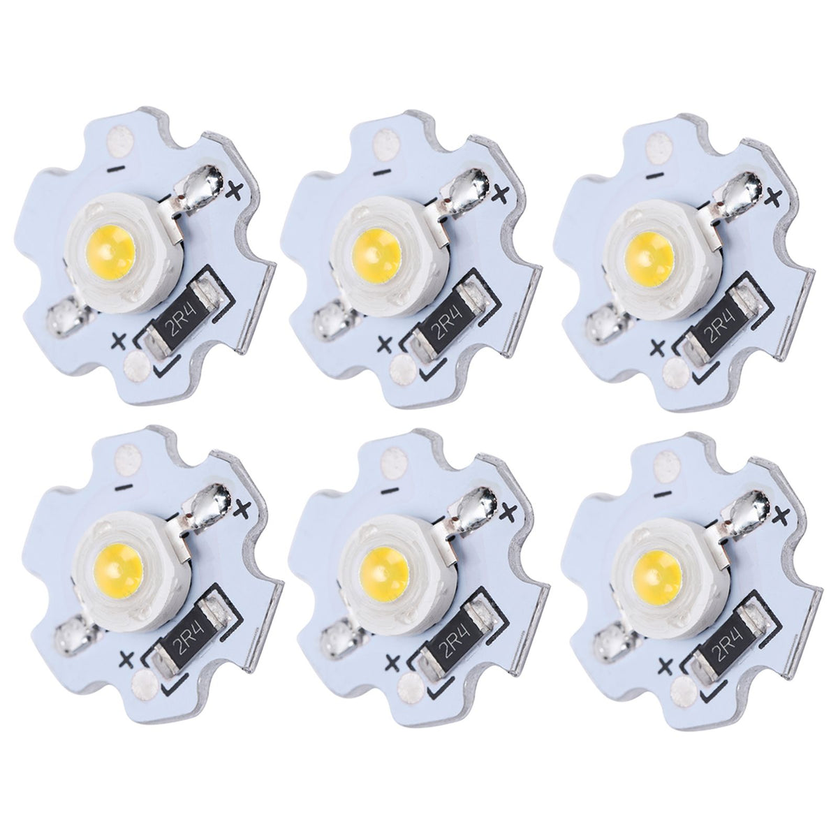 25Pcs 5V LED Chips 200LM 3W High Power LED Lamp Beads for DIY Lighting FixturesNatural Light 4000‑4500K