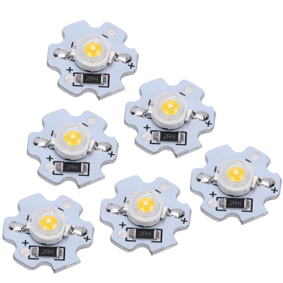 25Pcs 5V LED Chips 200LM 3W High Power LED Lamp Beads for DIY Lighting FixturesNatural Light 4000‑4500K