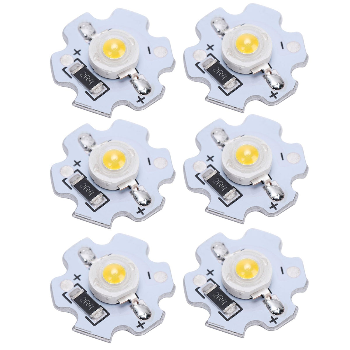 25Pcs 5V LED Chips 200LM 3W High Power LED Lamp Beads for DIY Lighting FixturesNatural Light 4000‑4500K