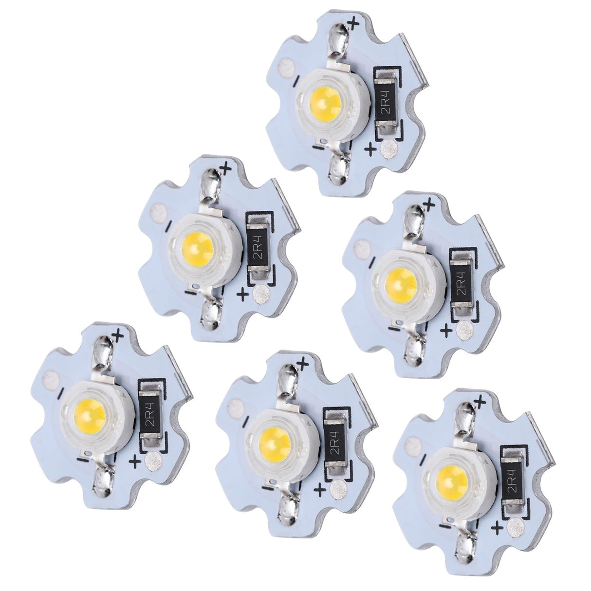 25Pcs 5V LED Chips 200LM 3W High Power LED Lamp Beads for DIY Lighting FixturesNatural Light 4000‑4500K