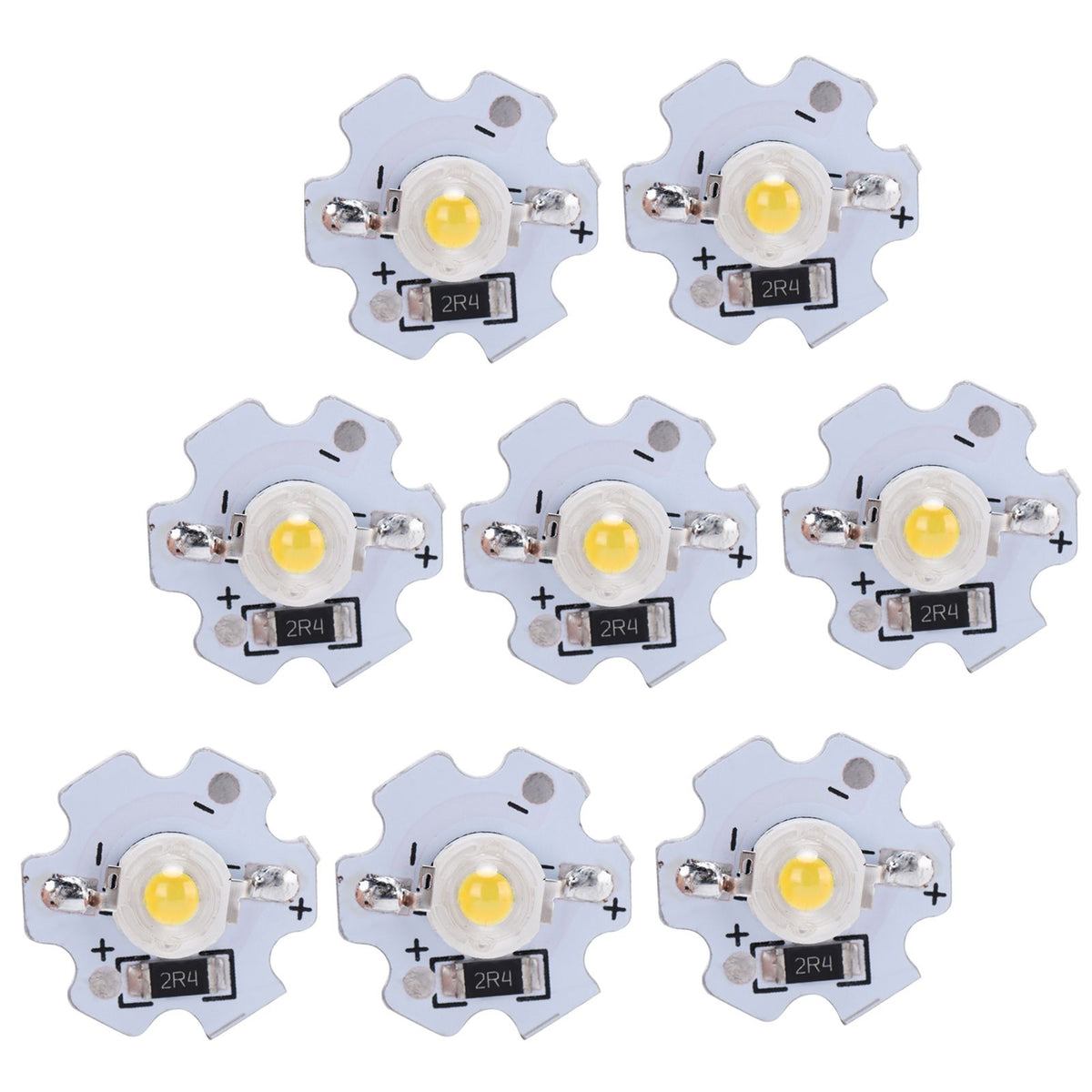 25Pcs 5V LED Chips 200LM 3W High Power LED Lamp Beads for DIY Lighting FixturesNatural Light 4000‑4500K