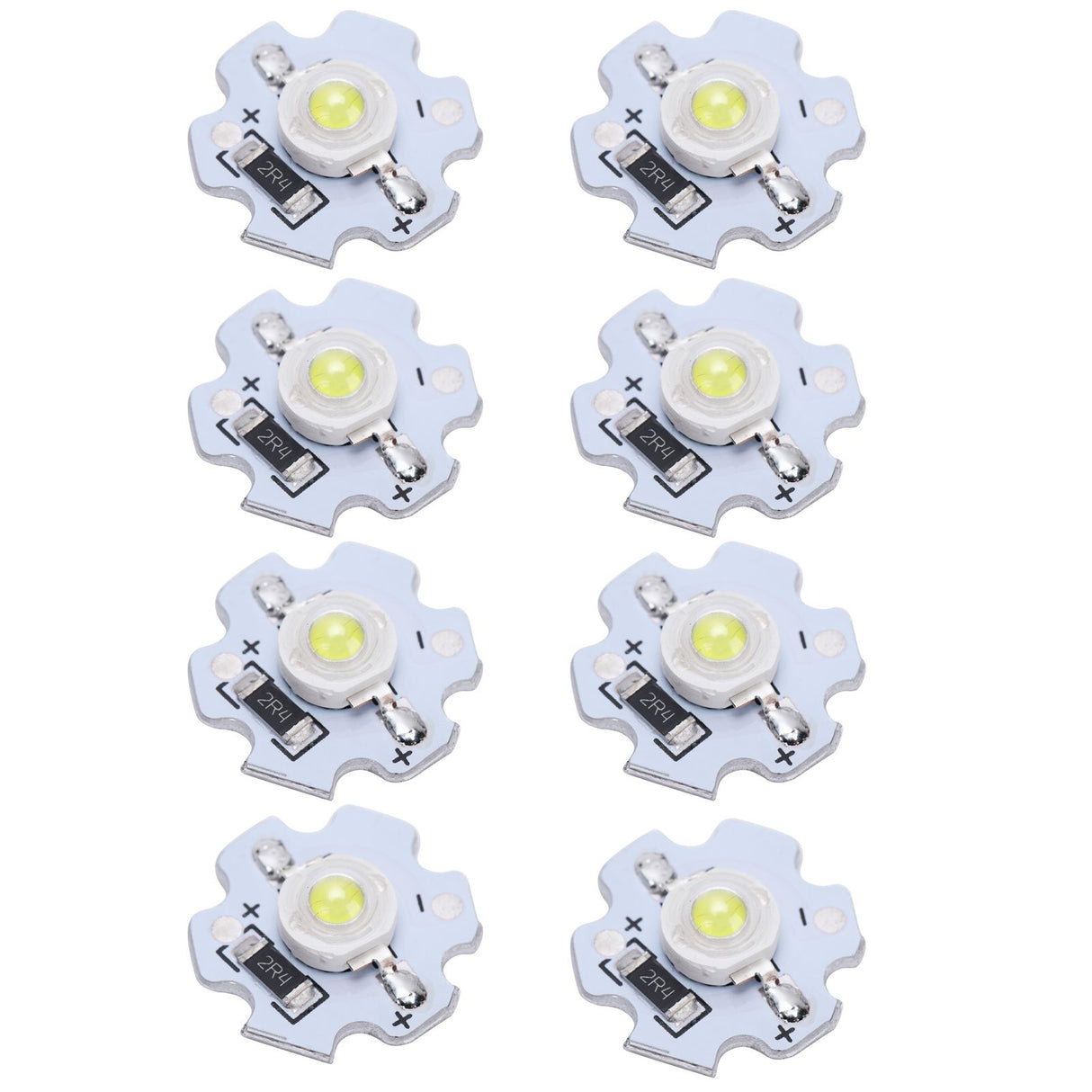 25Pcs 5V LED Chips 200LM 3W High Power LED Lamp Beads for DIY Lighting FixturesCold White 10000K