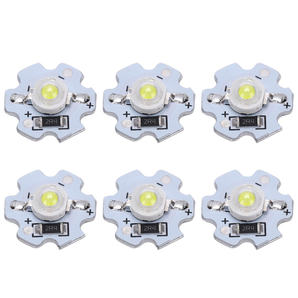 25Pcs 5V LED Chips 200LM 3W High Power LED Lamp Beads for DIY Lighting FixturesCold White 10000K