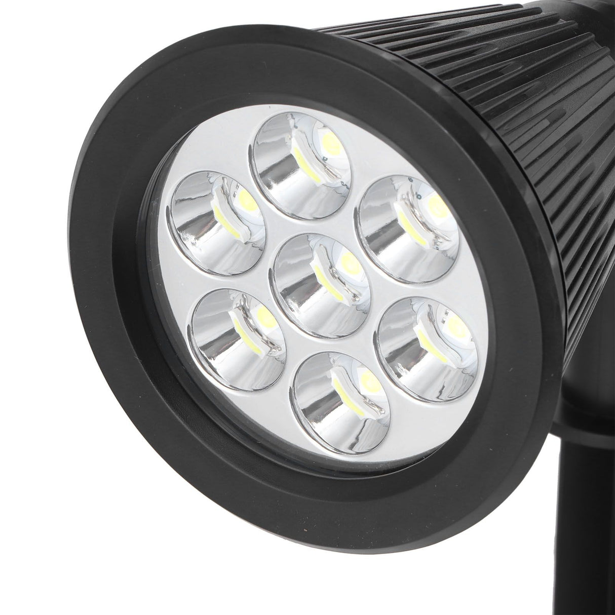 7LED Solar Light Intelligent Outdoor Garden Spotlight Lawn Lamp Landscape Lighting BlackWhite Light