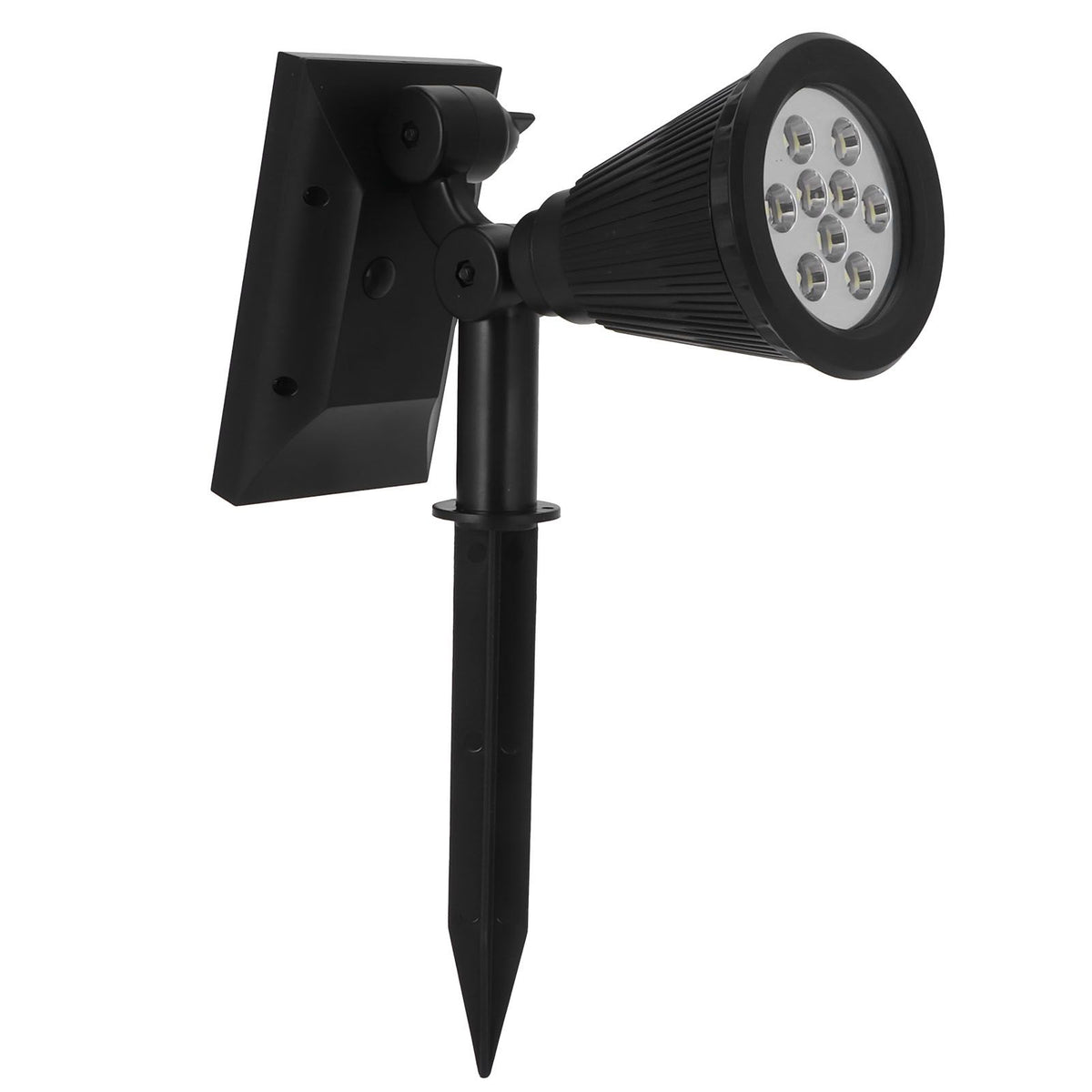 9LED Chips Solar Spotlights LED Solar Landscape Lights for Outdoor Garden CourtyardWhite Light