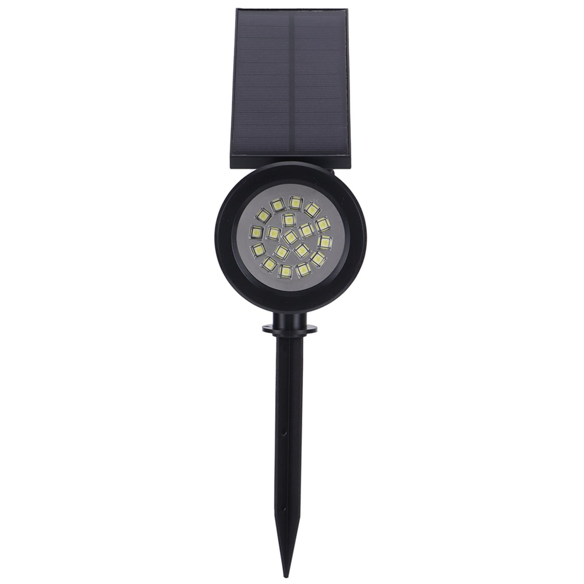 LED Solar Lawn Lights Spotlights with 18pcs Chips for Outdoor Garden Park Yard Spike LampsWhite Light