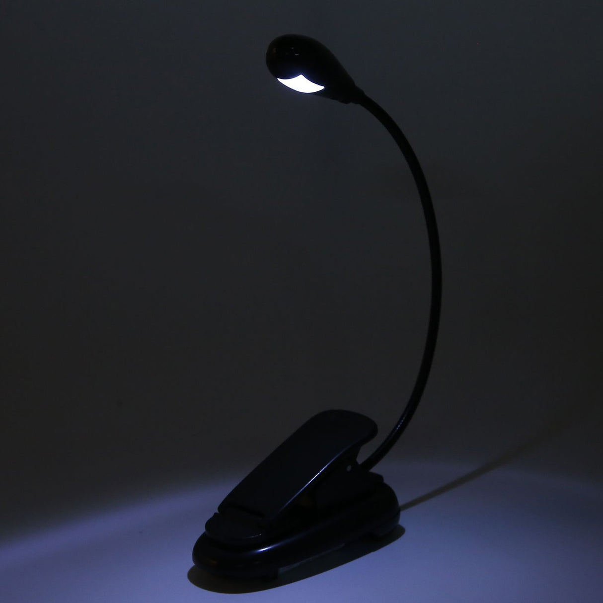 LED Clip Light 360 Degrees Rotation 5000K‑6000K Reading Clamp Light White Light