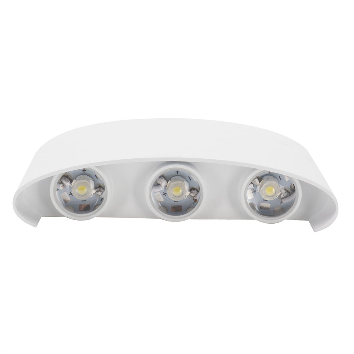 6LED 6W Wall Light Innovative Up Down Wall Lamp IP65 Waterproof AC85-265V White Light
