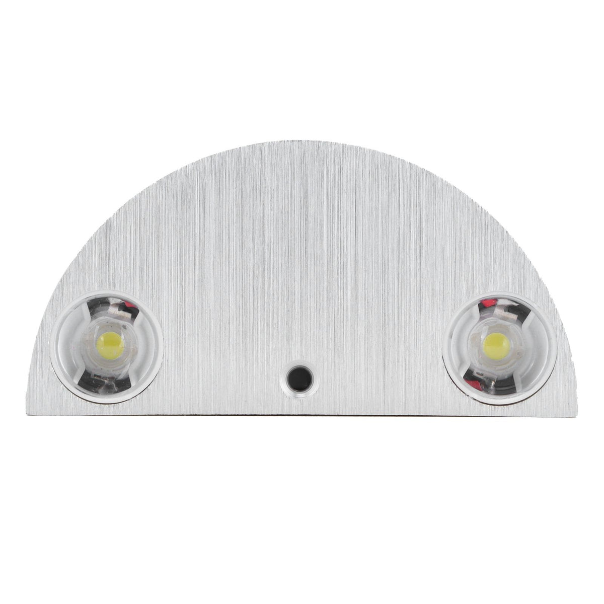 9W Wall Lamp Modern Semicircle Decorative Light for KTV Bar Exhibition Hall Pure White 85‑265V
