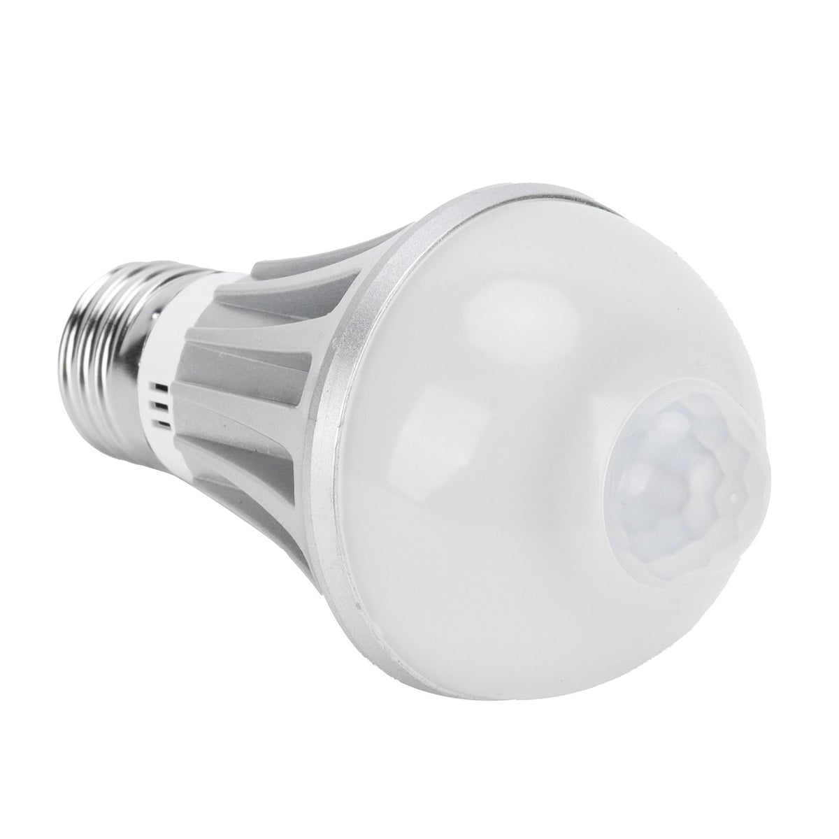 LED Sensor Light Bulb 7W E27 Human Body Sensor Bulb for Corridor 85‑265V Warm White Light