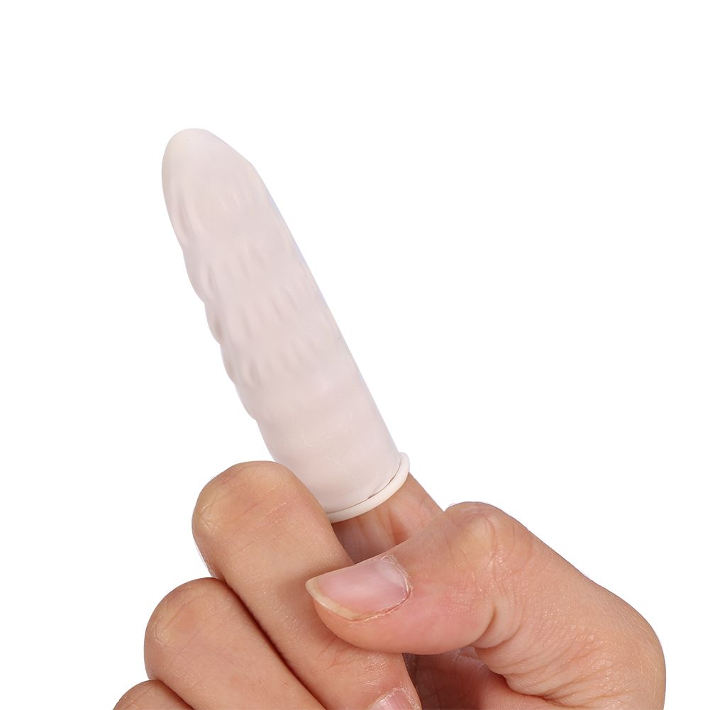 100Pcs/Bag Disposable Anti Static Protective Rubber Finger Cots Tattoo Nail Art Accessory