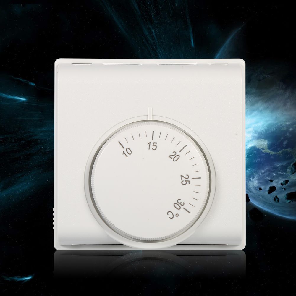 220V Room Mechanical Temperature Controller Thermostat Switch For Central Air Conditioning New