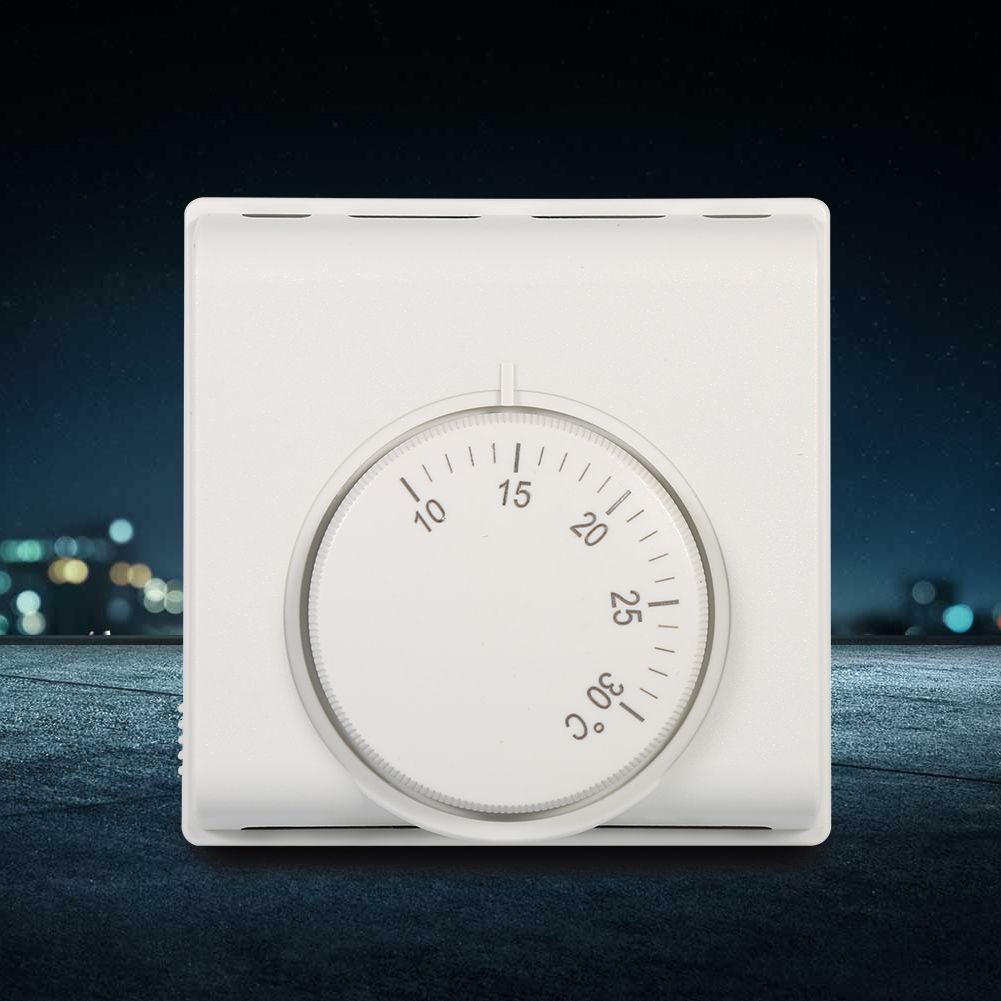 220V Room Mechanical Temperature Controller Thermostat Switch For Central Air Conditioning New