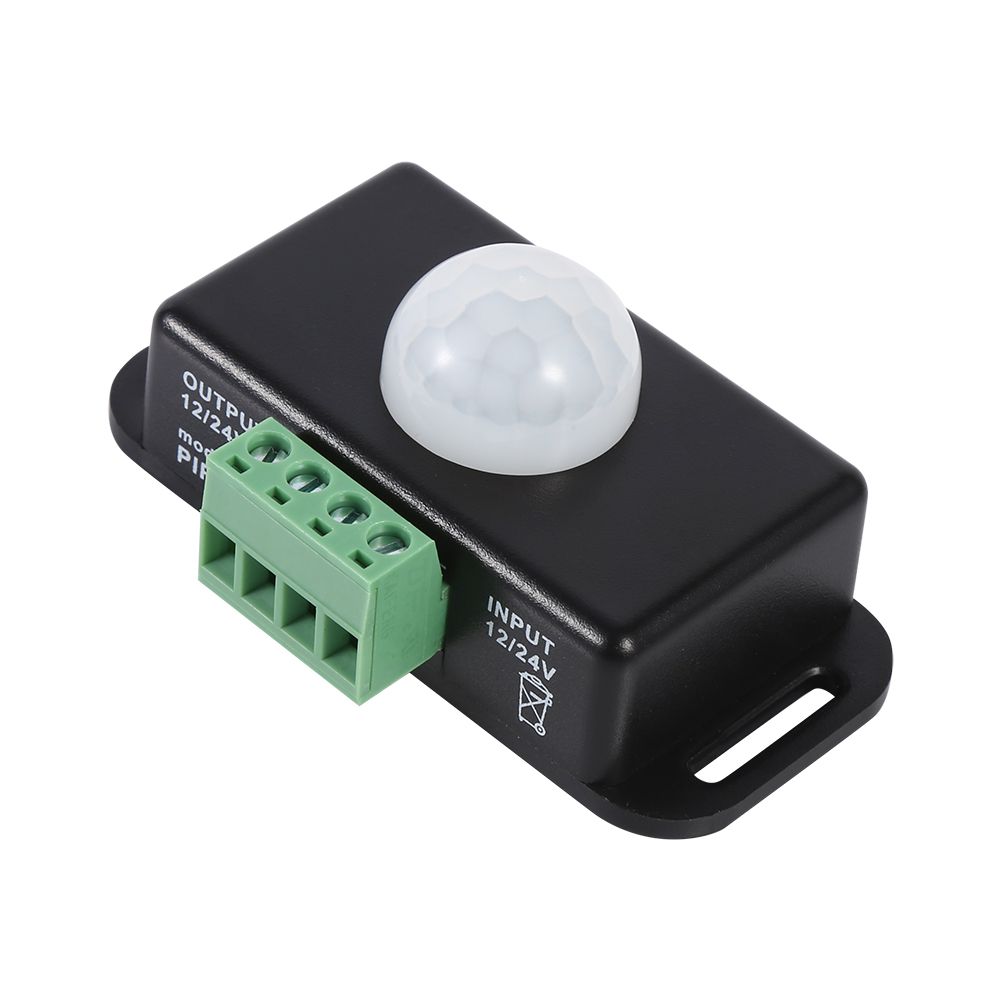 DC 12V/24V Body Security Infrared PIR Motion Sensor Detector Switch for LED Light Strip