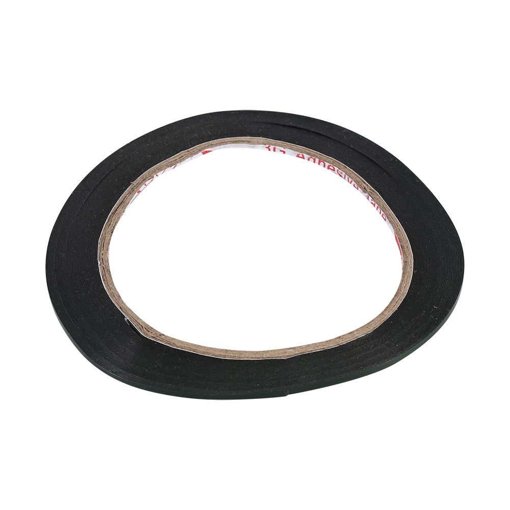 10M Length 2mm Width Black Super Strong Sticky Double Sided Self Adhesive Foam Tape Roll New